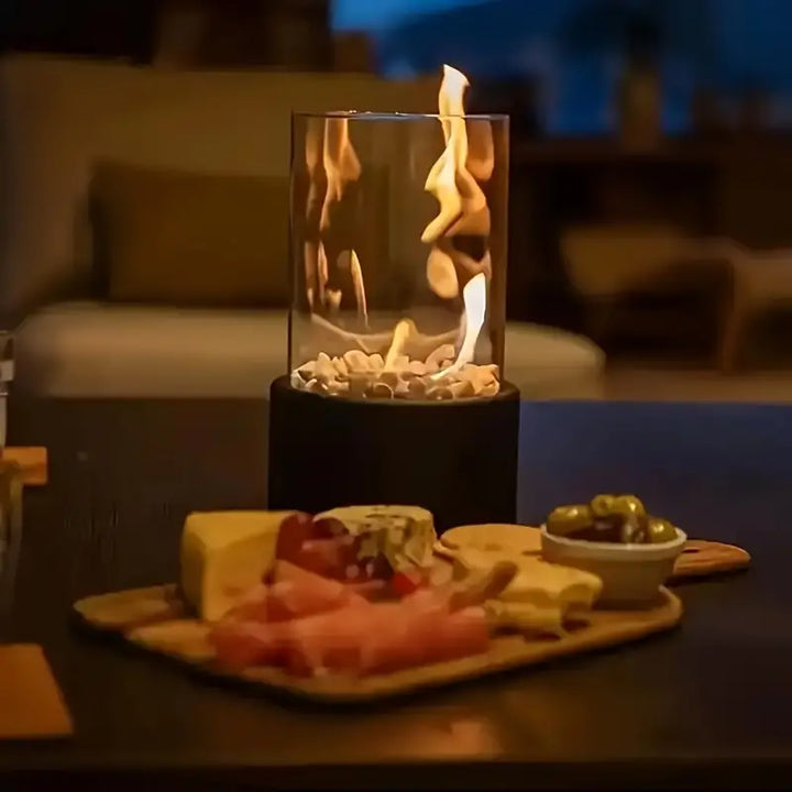 Portable fire bowl for a cozy atmosphere | Elegant &amp; modern table fire bowl - Shakti
