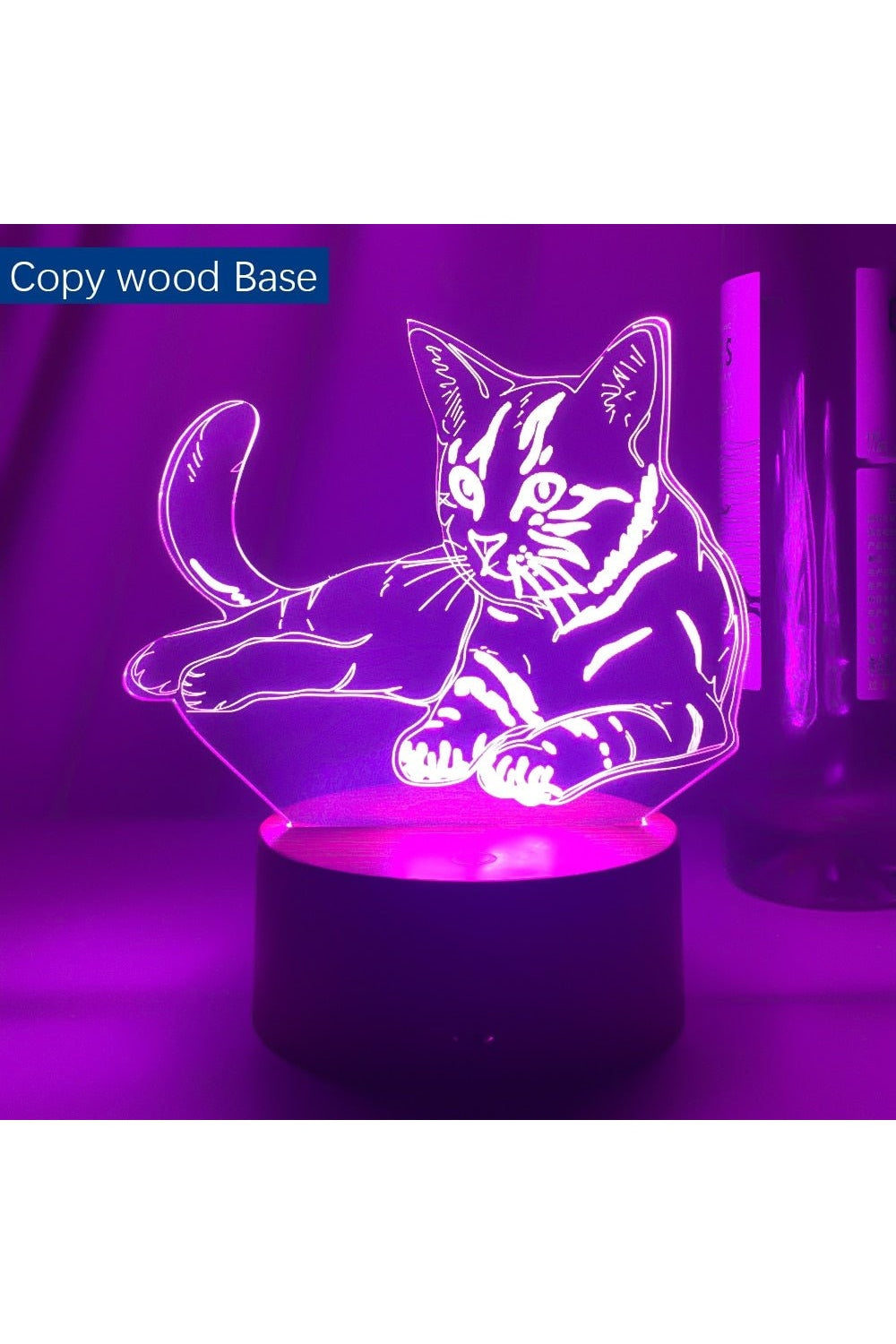 shaped ambient night light |