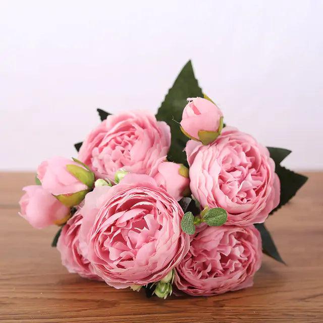 Eternal Elegance Silk Peony Arrangement