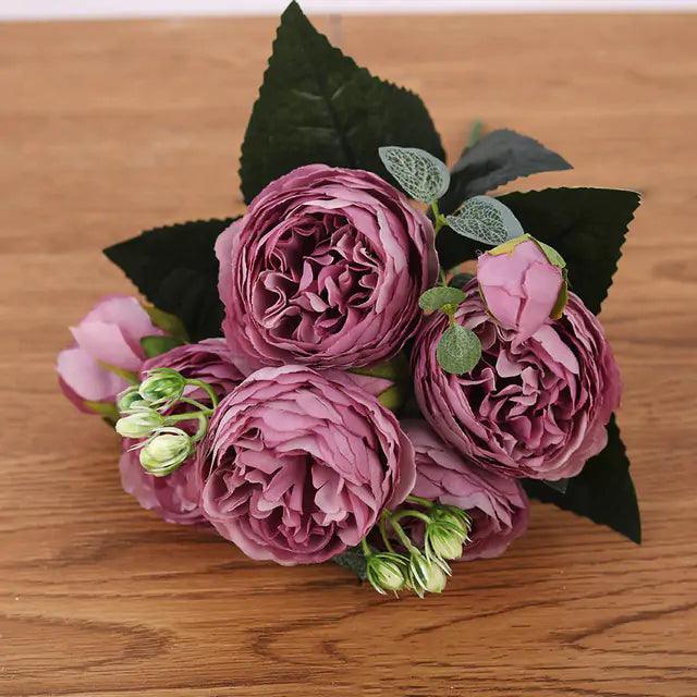 Eternal Elegance Silk Peony Arrangement