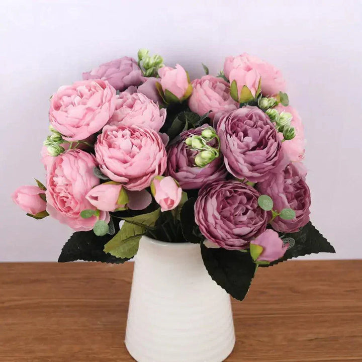 Eternal Elegance Silk Peony Arrangement