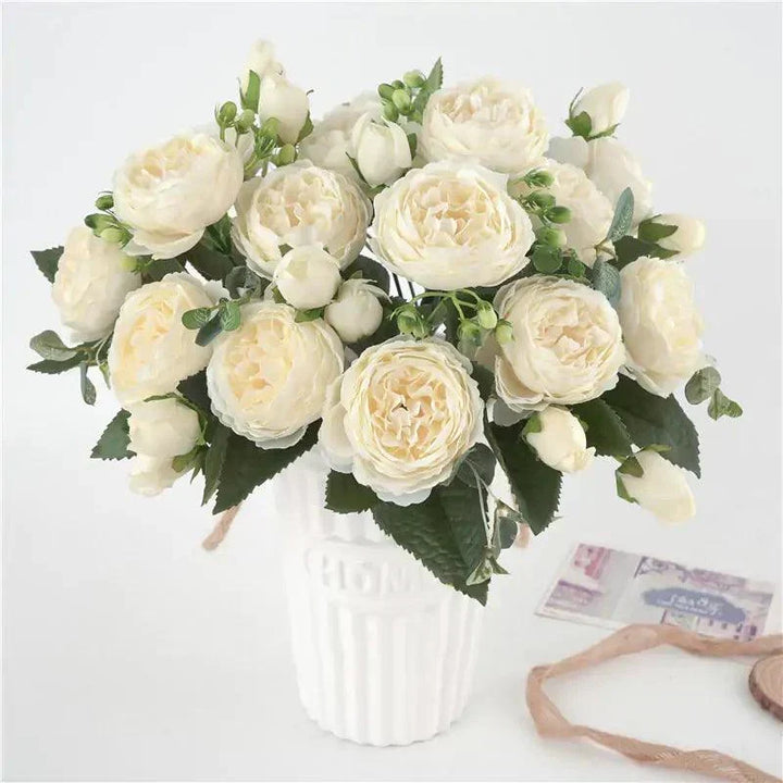 Eternal Elegance Silk Peony Arrangement