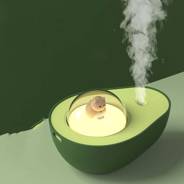 Avocado Night Light Humidifier with USB & LED