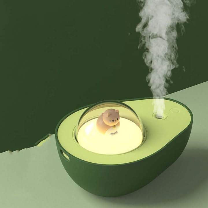 Avocado Night Light Humidifier with USB &amp; LED