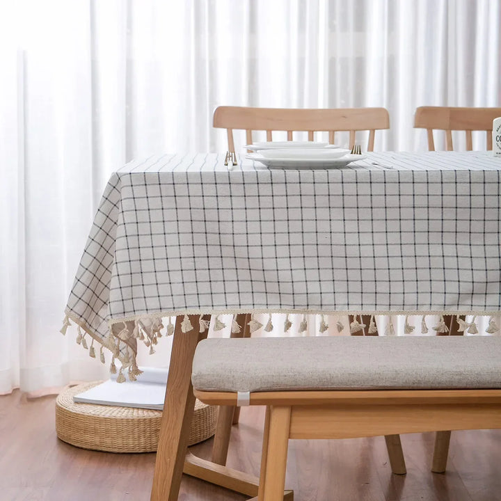 Pastoral Cotton-Linen Tablecloth