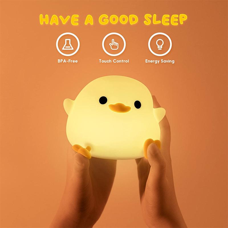 Ducky Buddy Lamp - Soothing Night Light For A Better Sleep Of Your Child