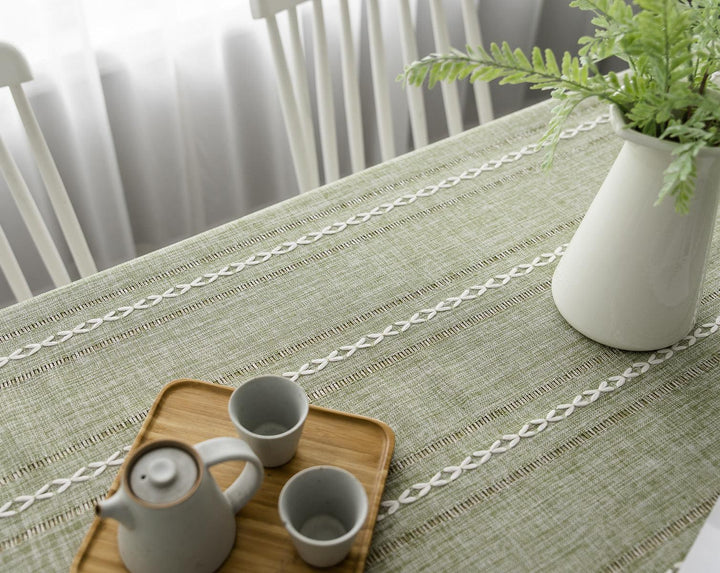 Batillo Linen Tablecloth | Tablecloth, Indoor &amp; Outdoor