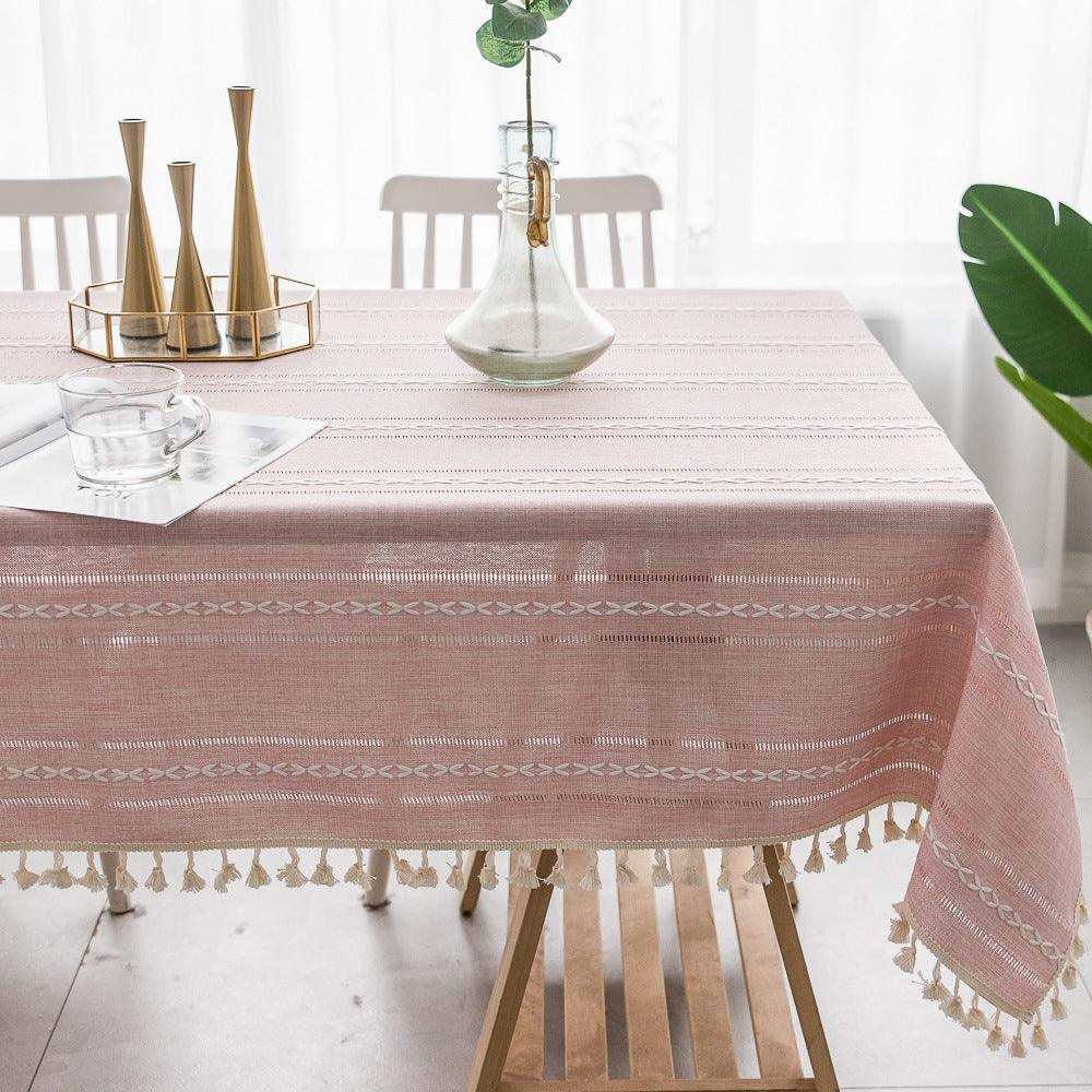 Batillo Linen Tablecloth | Tablecloth, Indoor &amp; Outdoor