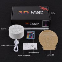 3D Lamp Marvel Hulk