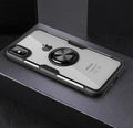 Magnetic Ring Carbon Fiber iPhone Case
