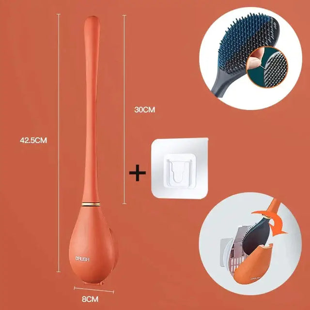 Elegant and hygienic toilet brush made of silicone - SmartBrush