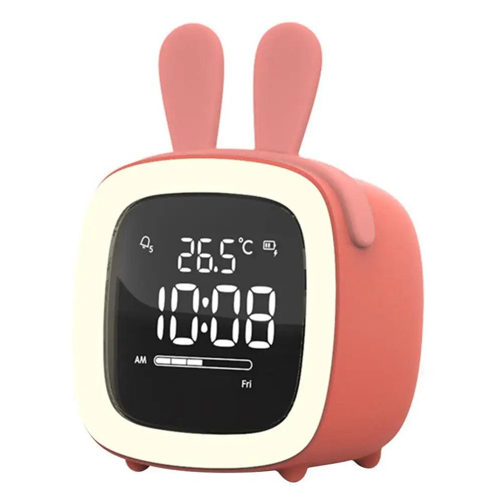 BunnyGlow - LED Alarm Clock – Night Light with Digital Display &amp; Timer