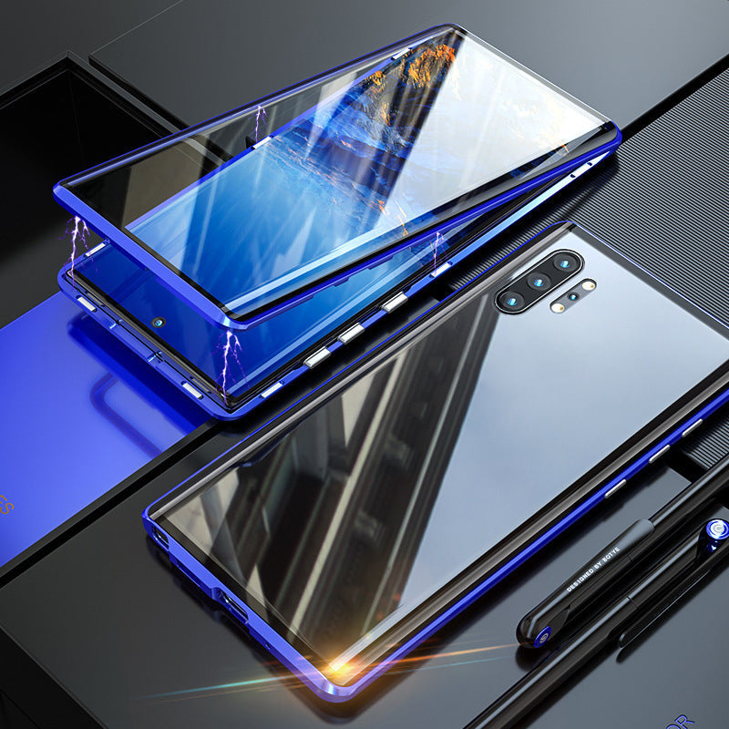 tempered glass double-sided phone case for Samsung