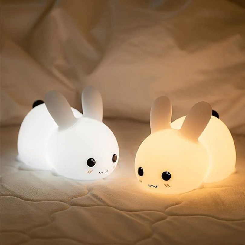 Bunnilo Kids Night Light Bunny | Gentle Sleep Light | Child Safe &amp; Energy Saving
