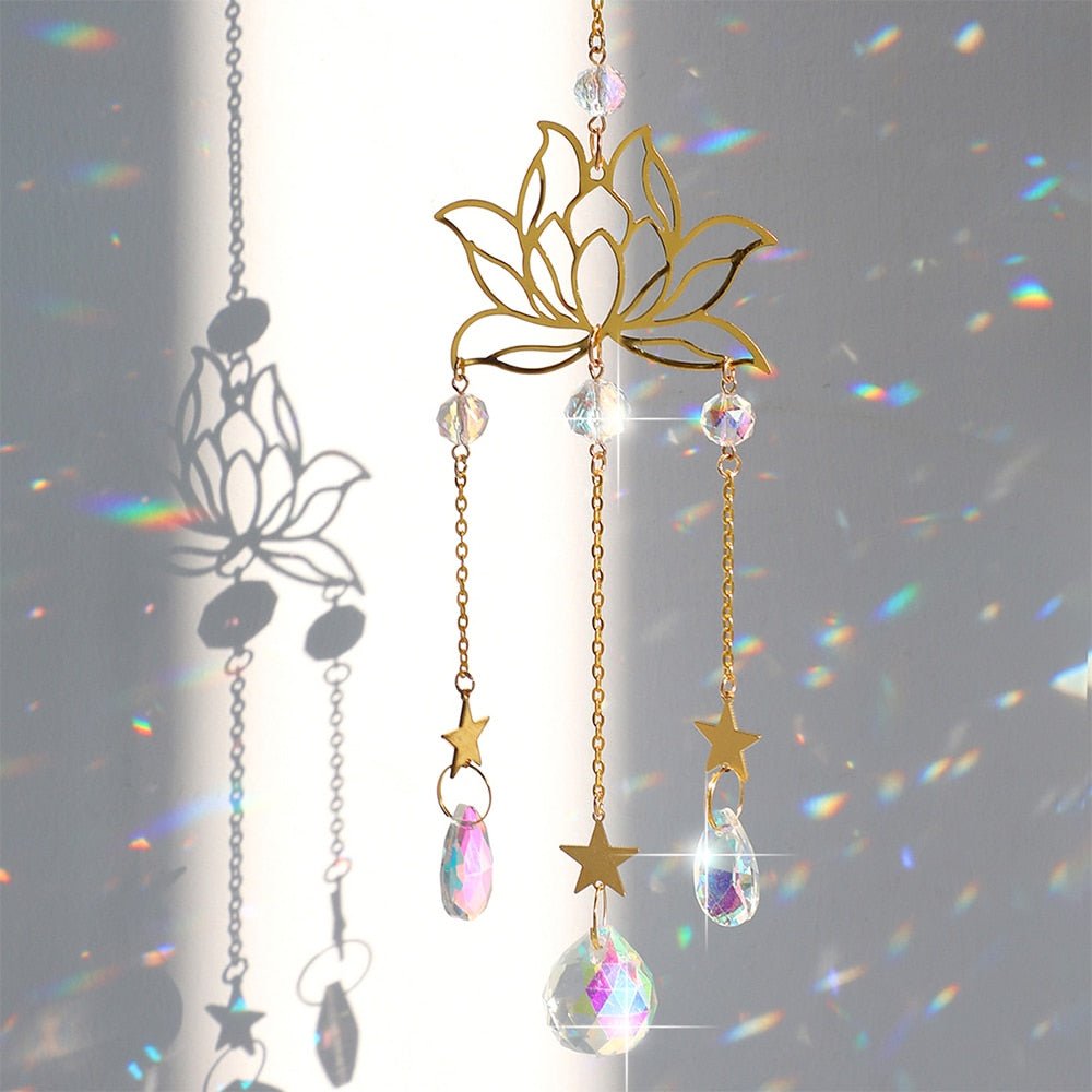 Chakra Crystal Lotus Sun Collector