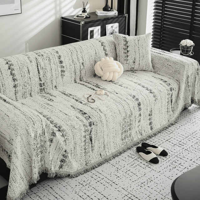 CHENILUX – Elegant Chenille Sofa Cover for Protection & Style