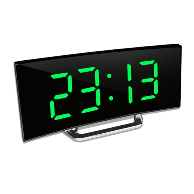LED Lighting large digital display | Curved LED Digital Clock - Amedea