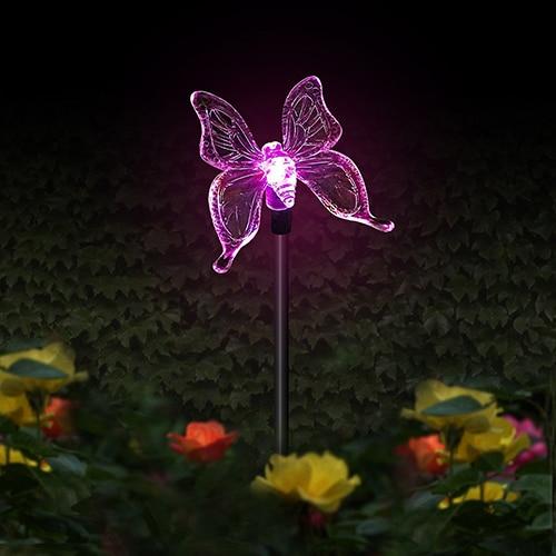 Solar-LED-Garden Lights "colorful Flies"