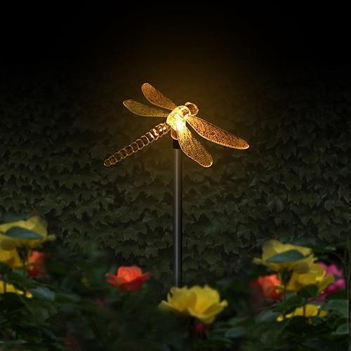 Solar-LED-Garden Lights "colorful Flies"