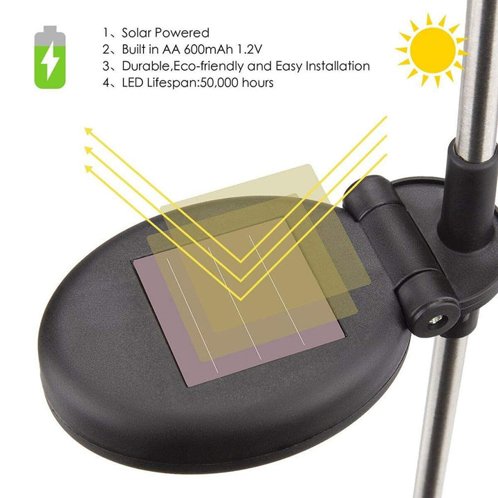 Solar-LED-Garden Lights "colorful Flies"
