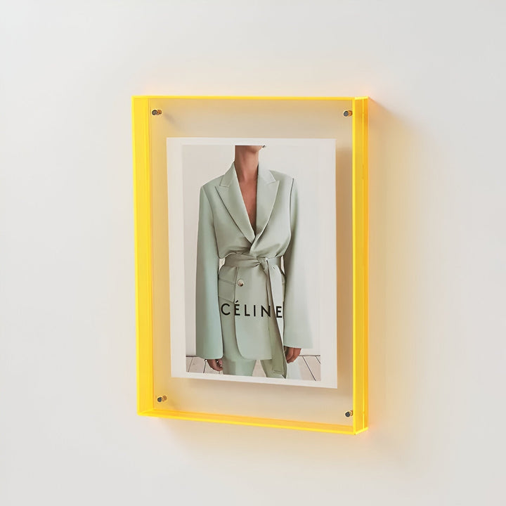 colorful transparent acrylic picture frame