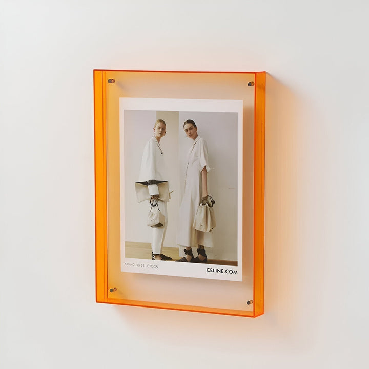 colorful transparent acrylic picture frame