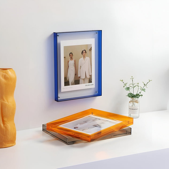 colorful transparent acrylic picture frame