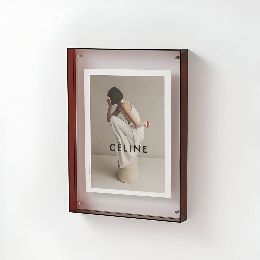 colorful transparent acrylic picture frame