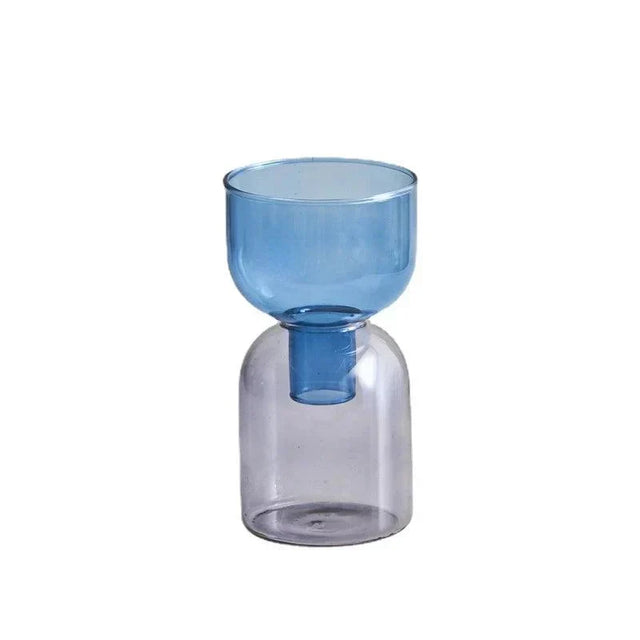 Glass Bodletop Two-Piece Vase