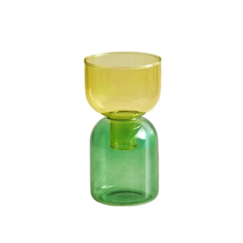 Glass Bodletop Two-Piece Vase