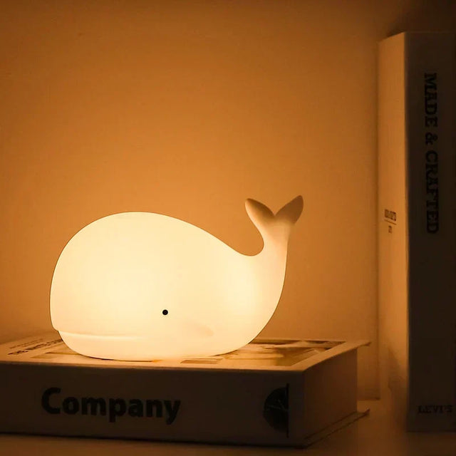 Cute Whale Night Light with color Changing - GlowWhale