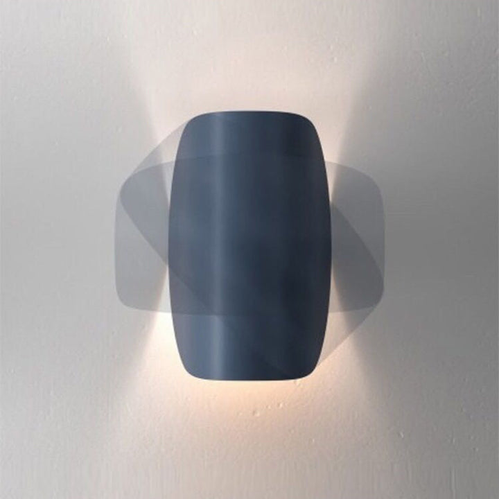 Eveline Modern Geometric LED 4 color Wall Light Indoor/Outdoor Metal