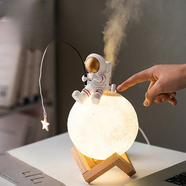 3D Astronaut Moon Lamp with LED Night Light, Dimmable Touch Control and Decoration for Children's Room |