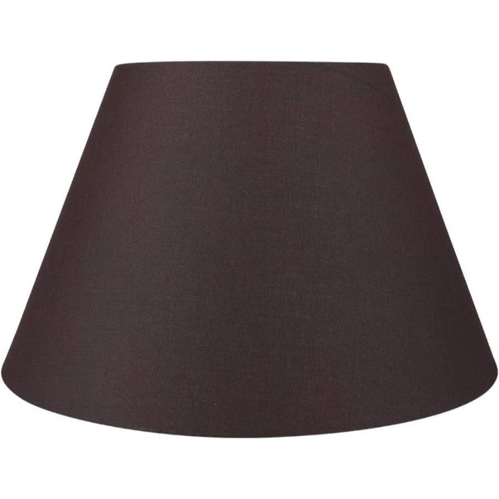 Medium lampshade, barrel fabric lampshade for table lamp and floor lamp, 7x13x7.8 inches, natural ventilated linen, handmade, spider (white)