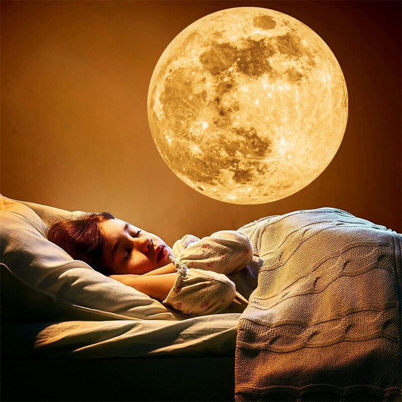 Earth &amp; Moon Projector Lamp | LED Night Light | Cosmic Ambiance with Multiple Modes