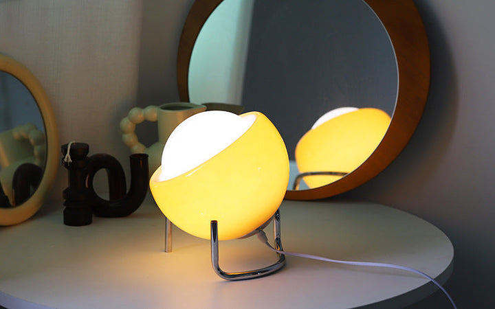 RETRO GLASS TABLE LAMP - AMBIENT NORDIC NIGHT LIGHT