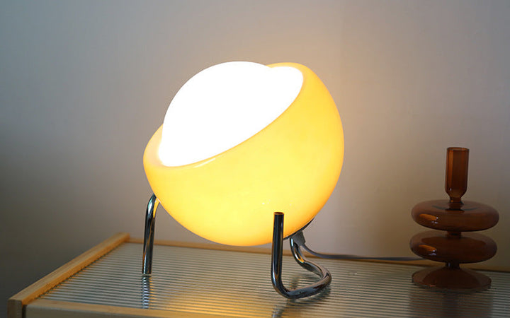 RETRO GLASS TABLE LAMP - AMBIENT NORDIC NIGHT LIGHT
