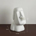 Tissue box in Easter Island statues design