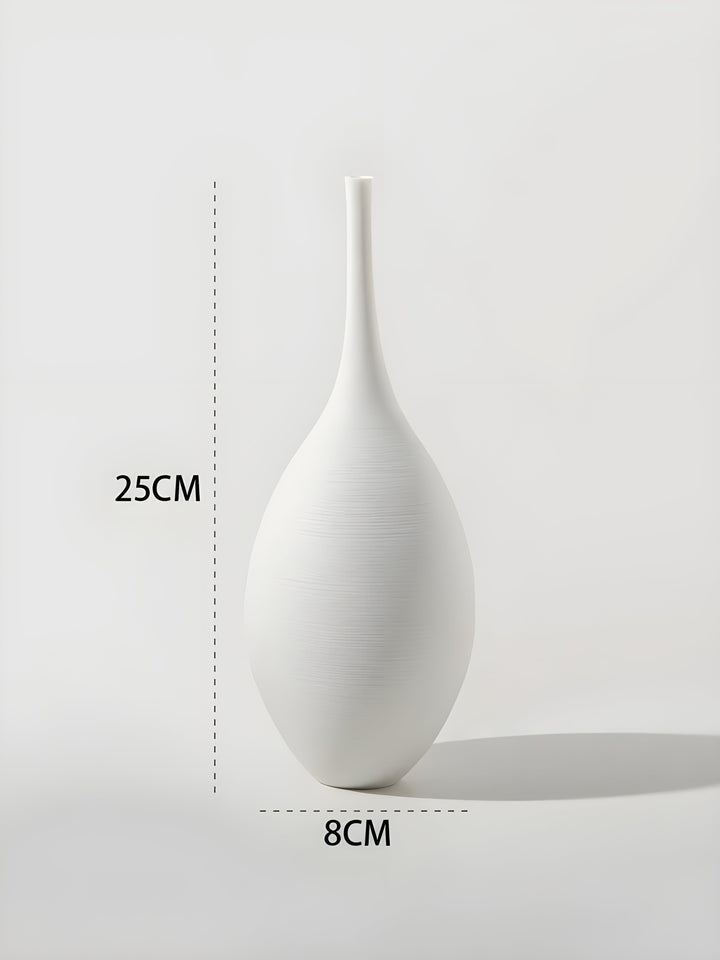 Minimalistic Handcrafted Ceramic Zen Vase