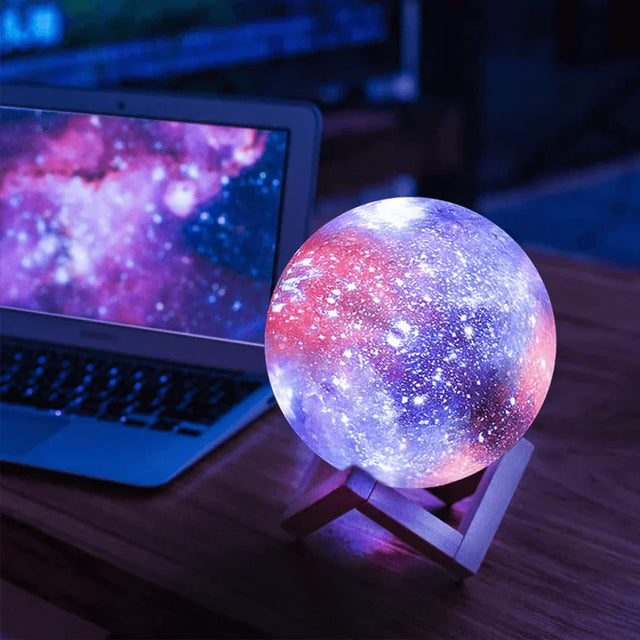 SterrenGlans Galaxy Lamp – LED Night Light with Touch Control |