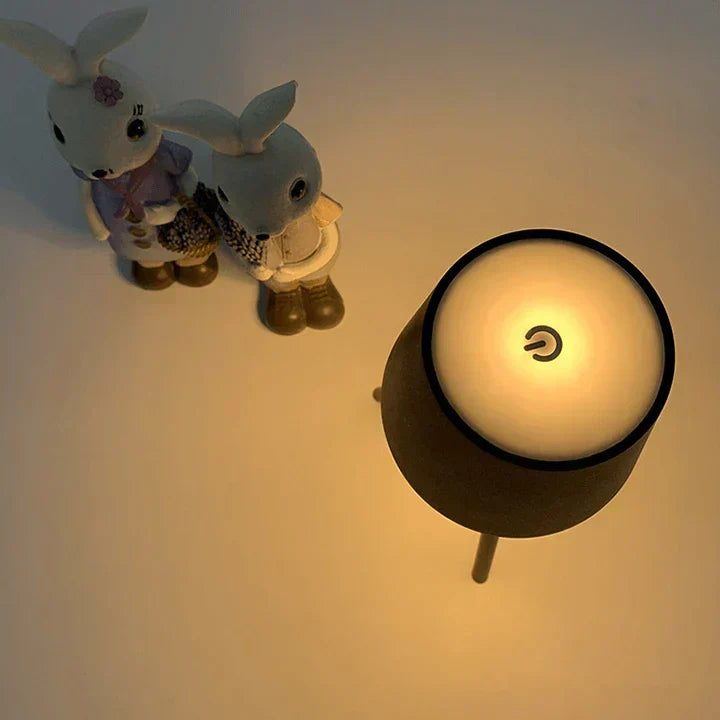 Nordic tripod table lamp - Stylish wireless LED night light