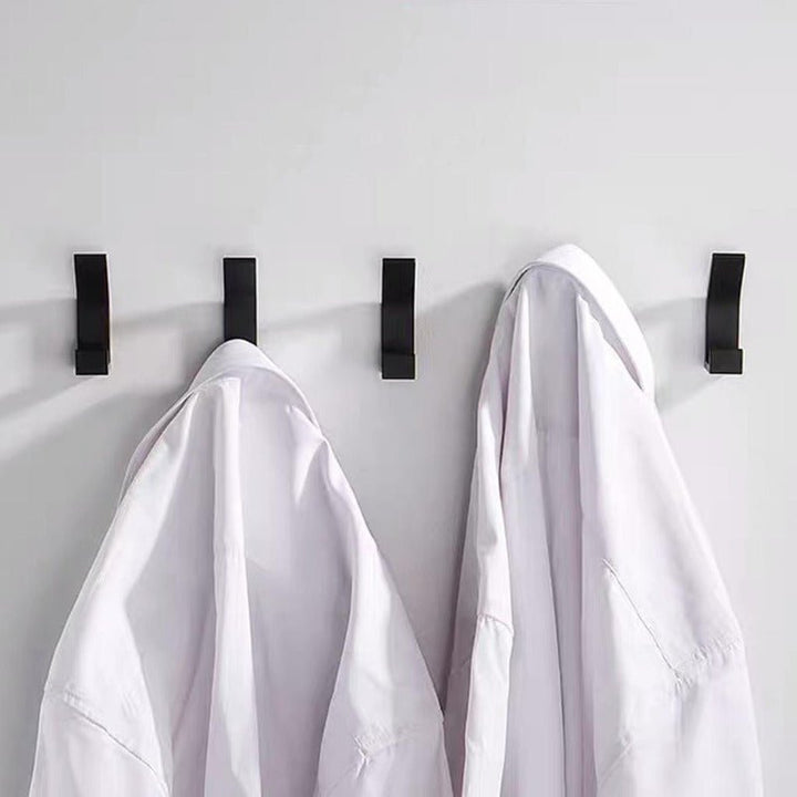 Aviro Aluminum Wall Hooks Black/White - Modern Decorative Coat Hooks