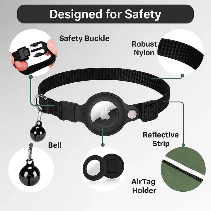 FELITRACK – Cat GPS Tracker Collar with Reflective Design