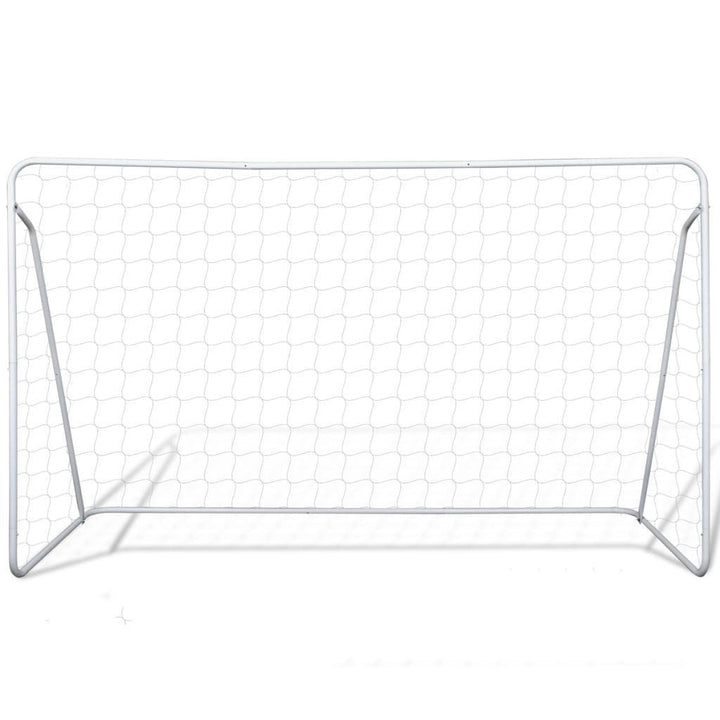 Steel Football Goal Set - 240 x 90 x 150 cm