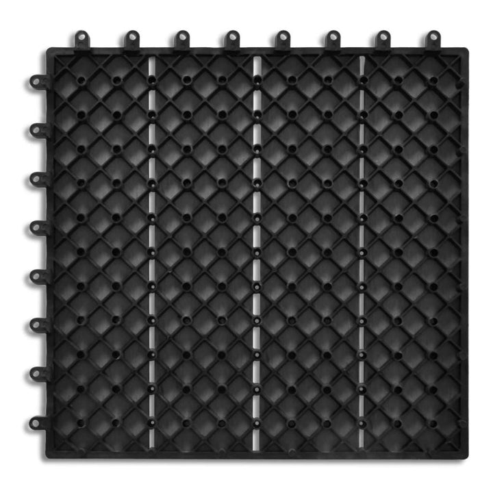 WPC tiles 30x30cm 11pcs 1m2 grey