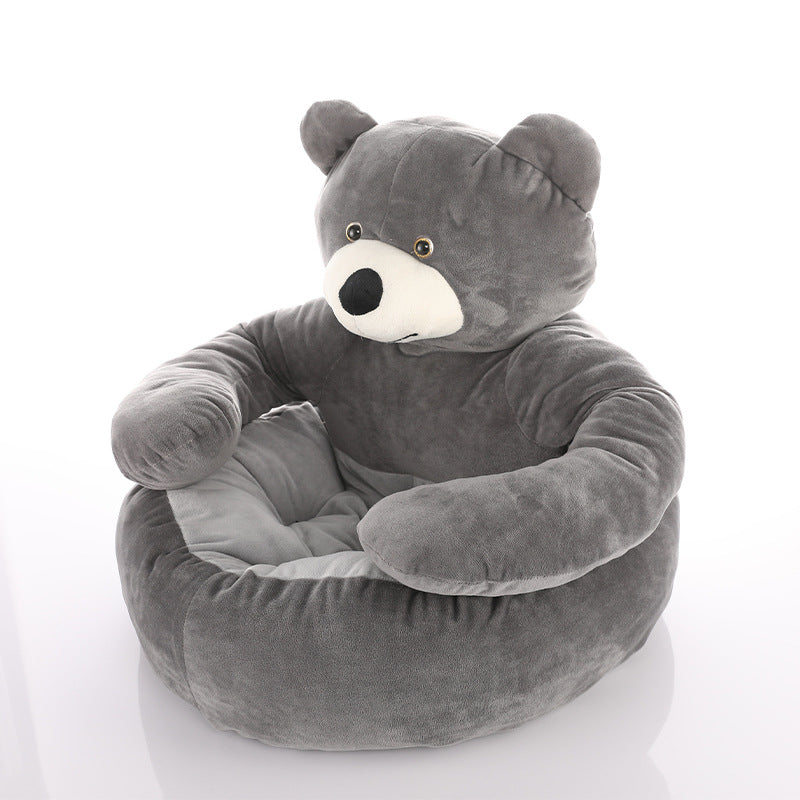Cute detachable cuddly bear cat bed