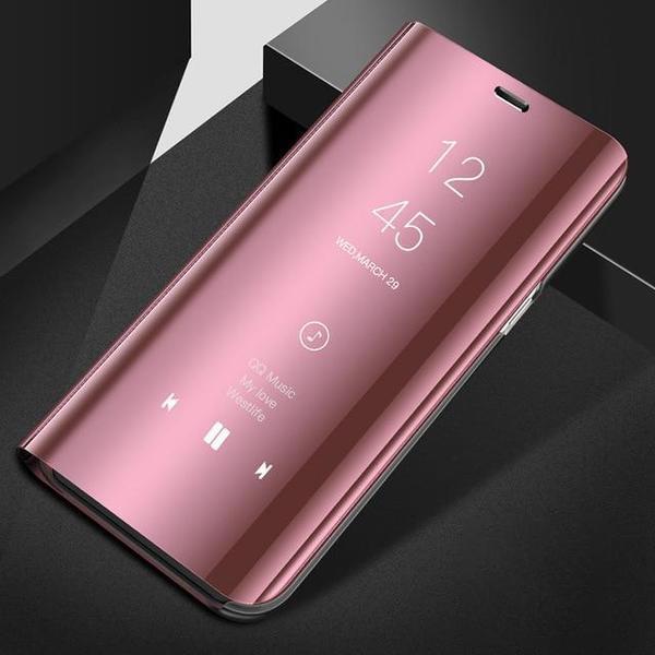 3 in 1 Mirror Flip Case for Samsung Phones