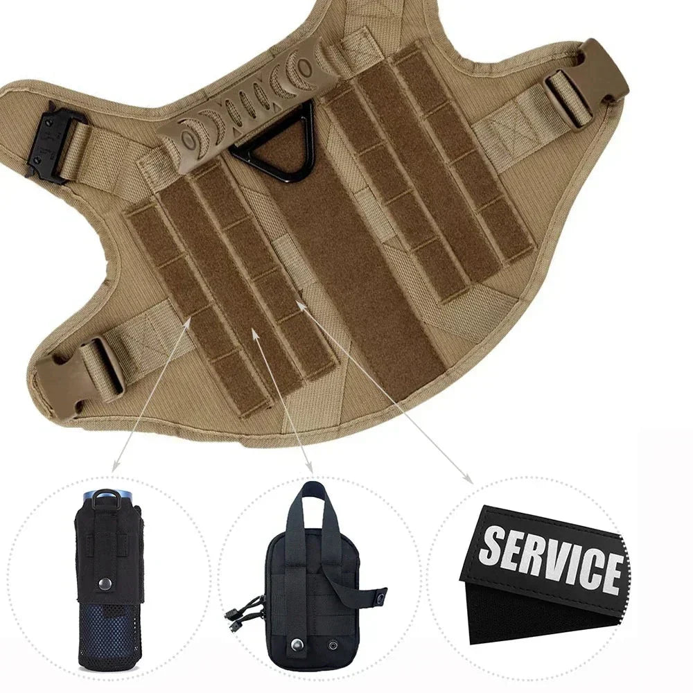 Guardian K9 – Adjustable Dog Training Harness with Control Handle