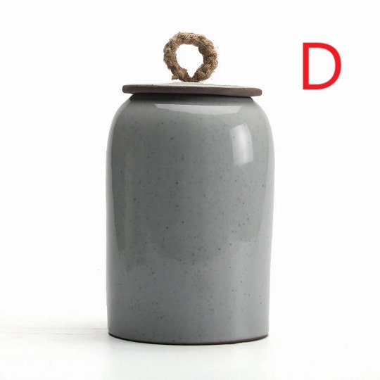 Kitchen Vintage Storage Jar for Cookies and Sugar | Airtight Ceramic Pot Gong Fu