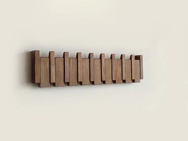 Wood Piano Style Wardrobe - Melodia
